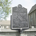 St. Paul's Churchyard historical plaque