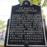 St. Paul's Churchyard historical plaque