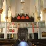 Looking toward the entrance of St. Paul's Church