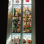 World War I memorial window, Princess of Wales' Own Regiment, 21st Canadian Battalion, in St. Paul's Church