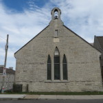 West wall of St. Paul's 1872 church hall