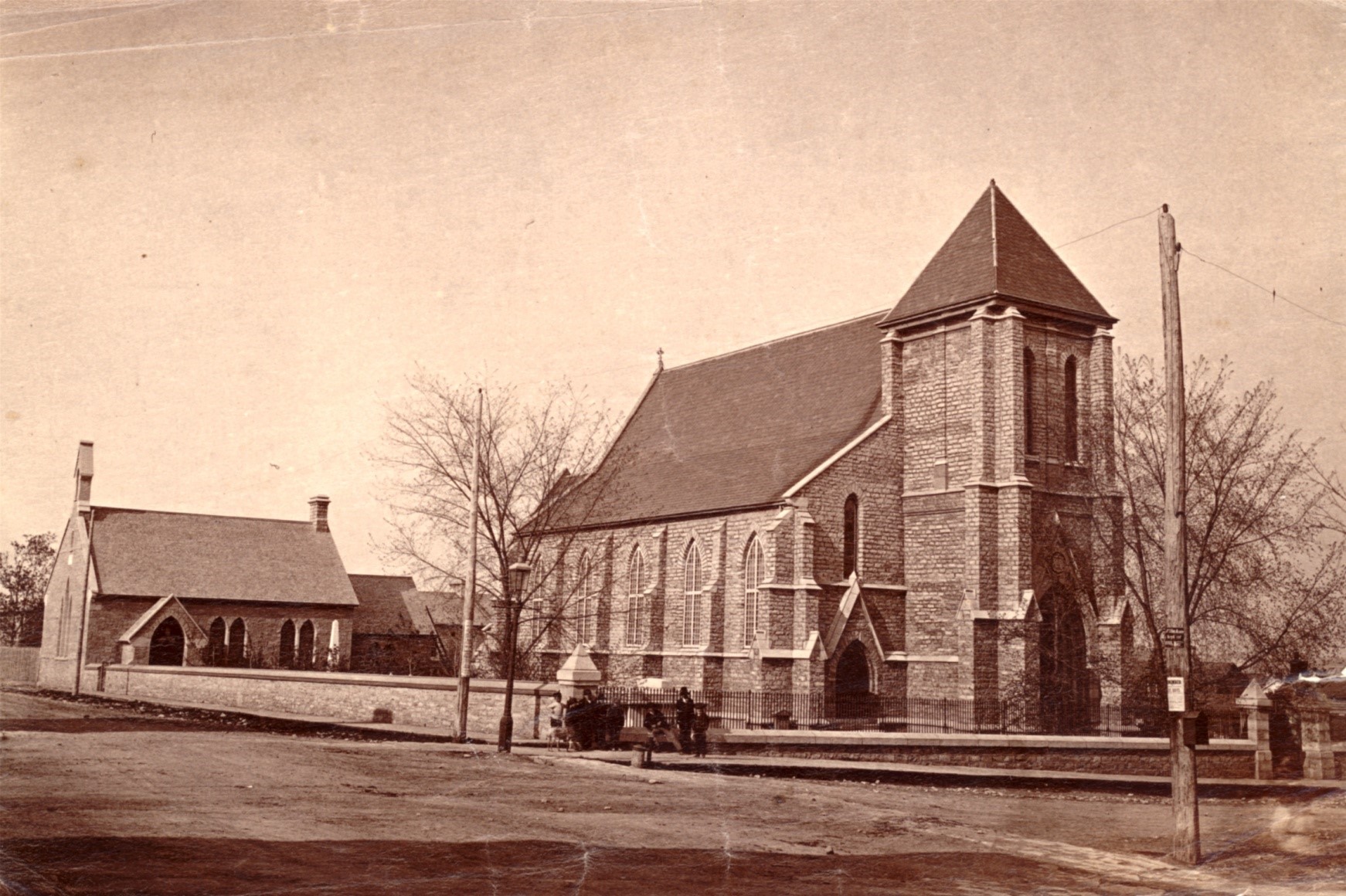 St. Paul's Church, 1870s, photo by RH Barrow (Collection J McKendry)