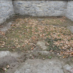 Stuart Lair prior to restoration in Kingston's Lower Burial Ground