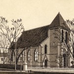 St. Paul's Church, c1888, published in a small hard-cover booklet of Henry Henderson's photographs that were printed as engravings by John Henderson & Co. (Collection Jennifer McKendry)