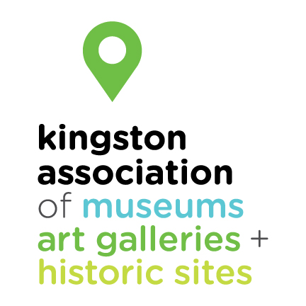 Logo for the Kingston Association of Museums, Art Galleries and Historic Sites